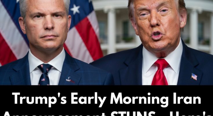 Donald Trump speaking at Joint Base Andrews