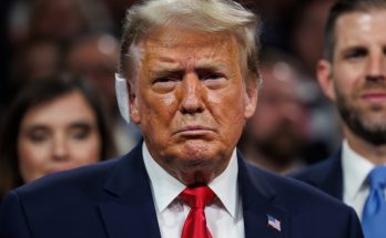 Donald Trump emotional during speech