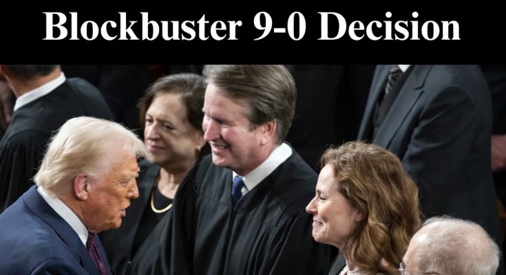 Supreme Court building during free speech ruling