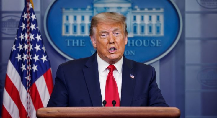 Donald Trump health briefing at White House