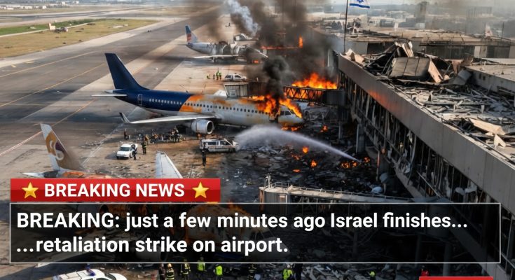 Missile explosions over Tel Aviv skyline