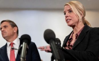 Pam Bondi discussing DOJ transcripts on TV