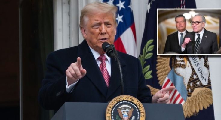 Trump speaking to farmers at White House