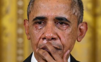 Barack Obama emotional reaction in Washington DC