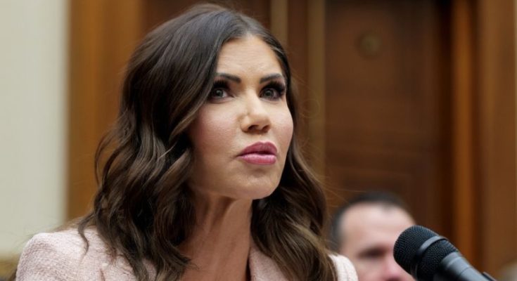 Kristi Noem amid DHS investigation reports