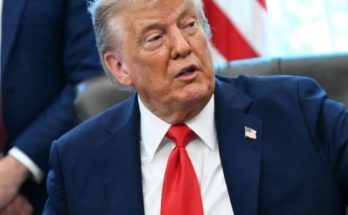 Donald Trump at event amid health update
