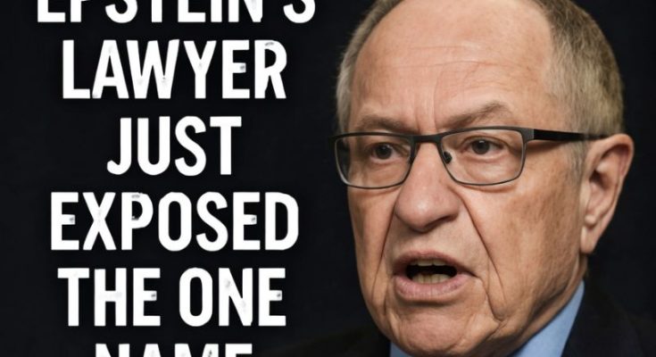 Alan Dershowitz speaking about Epstein case