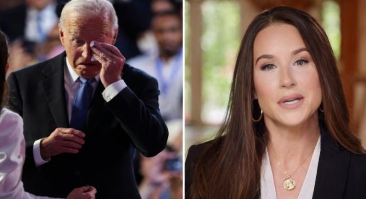 Biden daughter speaking about childhood memories