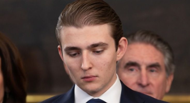 Barron Trump in private setting