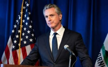 Donald Trump and Gavin Newsom political clash