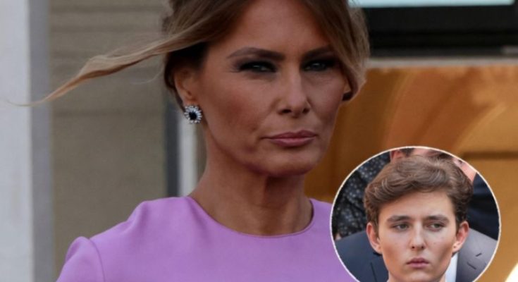Melania Trump protects Barron from spotlight