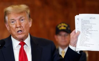 Karoline Leavitt speaking at White House briefing