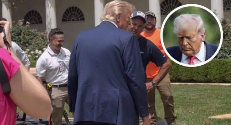 Trump in Rose Garden amid health speculation