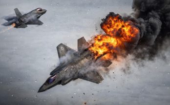 Smoke rising after strike on US base in Kuwait