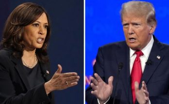 Kamala Harris speaking about Supreme Court