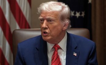 Trump announcing Israel Hamas ceasefire