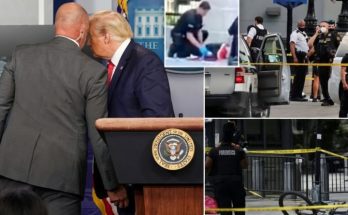Police secure Lafayette Square near White House
