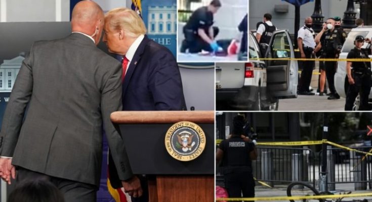 Police secure Lafayette Square near White House