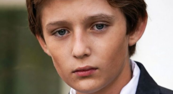 Barron Trump public appearance with family