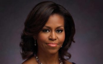Michelle Obama speaking at public event