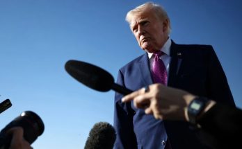 Trump endorsing Lindsey Graham at campaign event