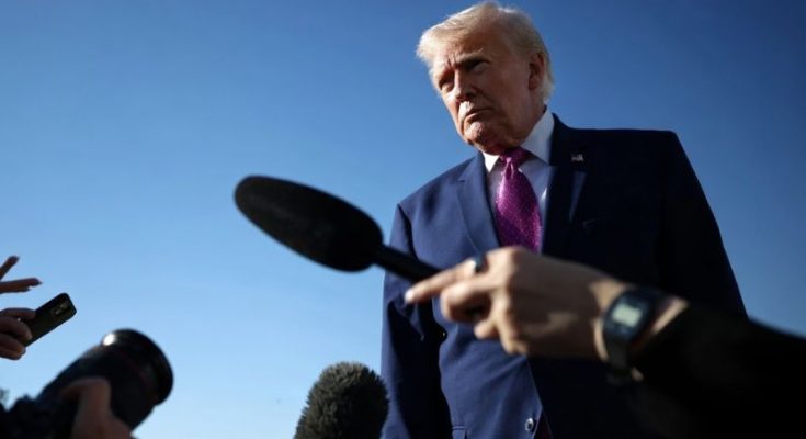 Trump endorsing Lindsey Graham at campaign event