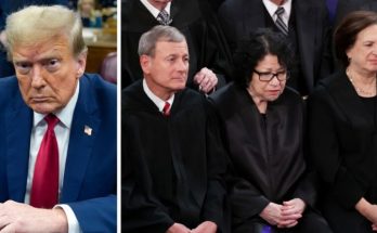 Trump arriving at Supreme Court for arguments