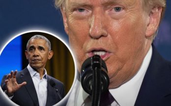 Trump speaking at GOP dinner criticizing Obama Biden