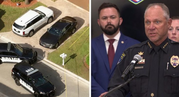 Police outside home of Nancy Metayer Bowen