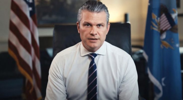 U.S. military base with armed service members