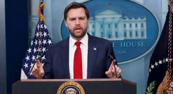 JD Vance speaking on Iran nuclear policy