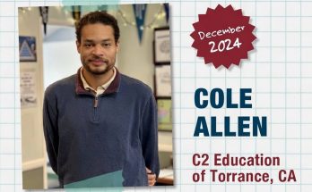 cole Allen at C2 Education Torrance December 2024