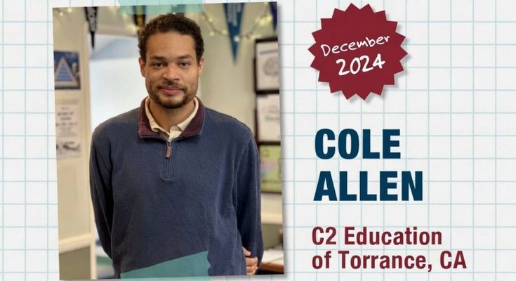 cole Allen at C2 Education Torrance December 2024