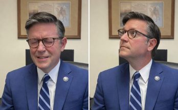 man in blue suit with glasses, expressing different emotions in office