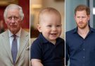 three generations of British royals in formal and casual settings
